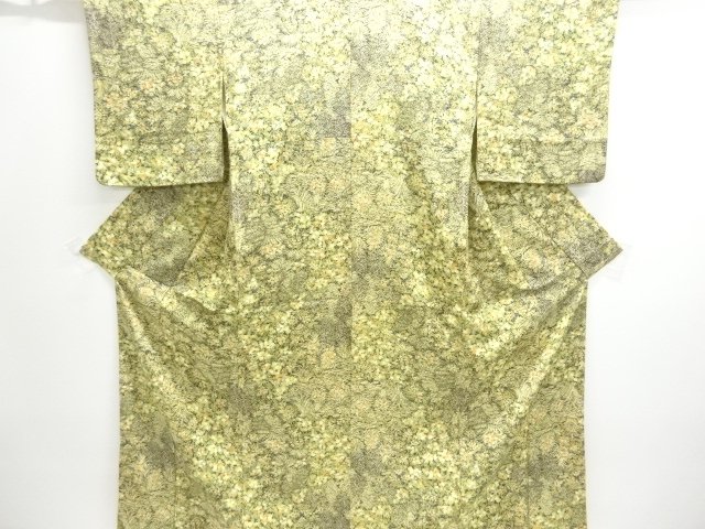 JAPANESE KIMONO / KOMON / FLOWER & PLANT 